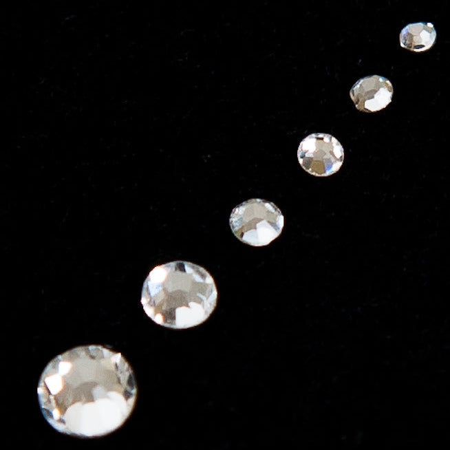 Flatback crystals for lash & nail, CLEAR CRYSTAL
