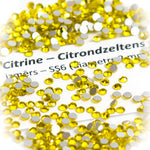 Dimantiņi ar plakanu pamatni, CITRINE