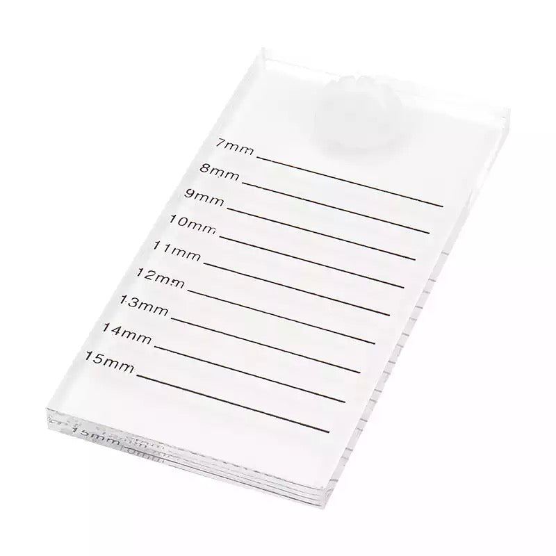 HOLDER pad for eyelash extensions, clear