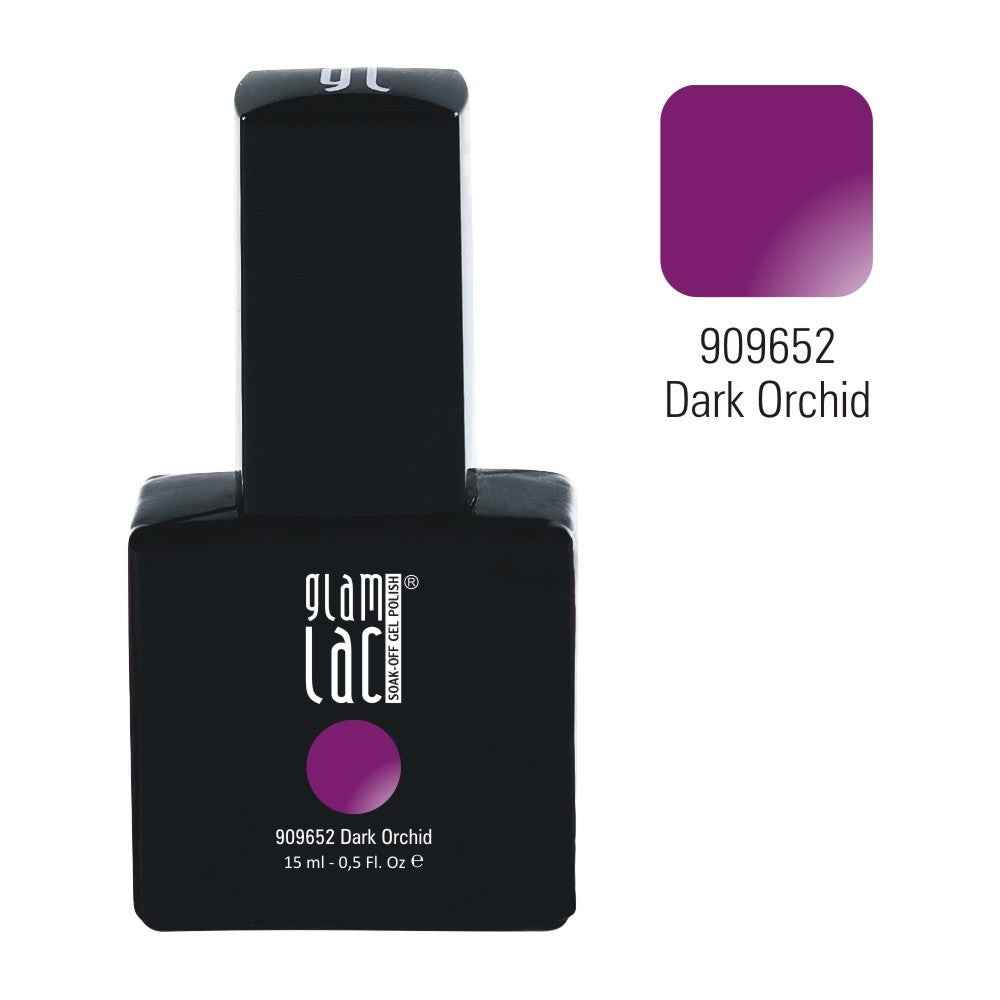 GlamLac gēla laka 15 ml, DARK ORCHID