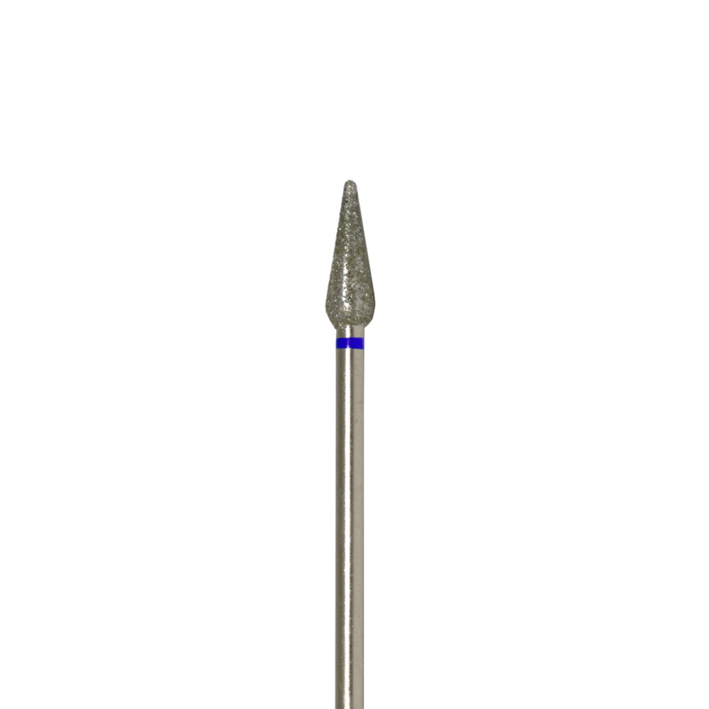 DIAMOND nail bit BUD semicircular tip, long (blue) 266