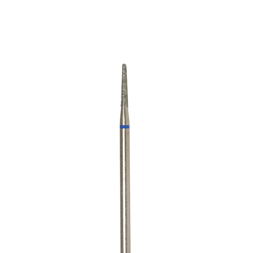 DIAMOND nail bit CONE, round tip (blue) 194