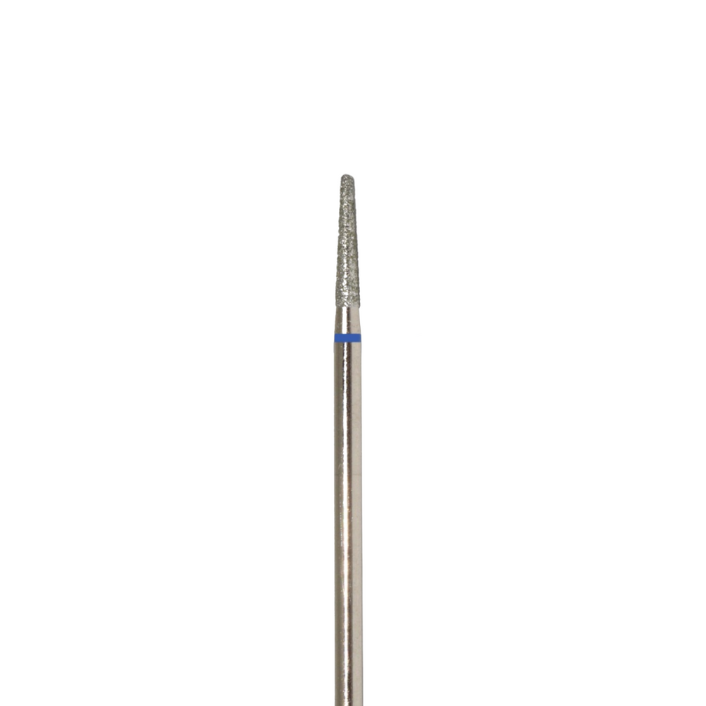 DIAMOND nail bit CONE, round tip (blue) 194