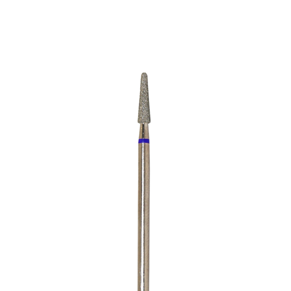 DIAMOND nail bit CONE, round tip (blue) 194