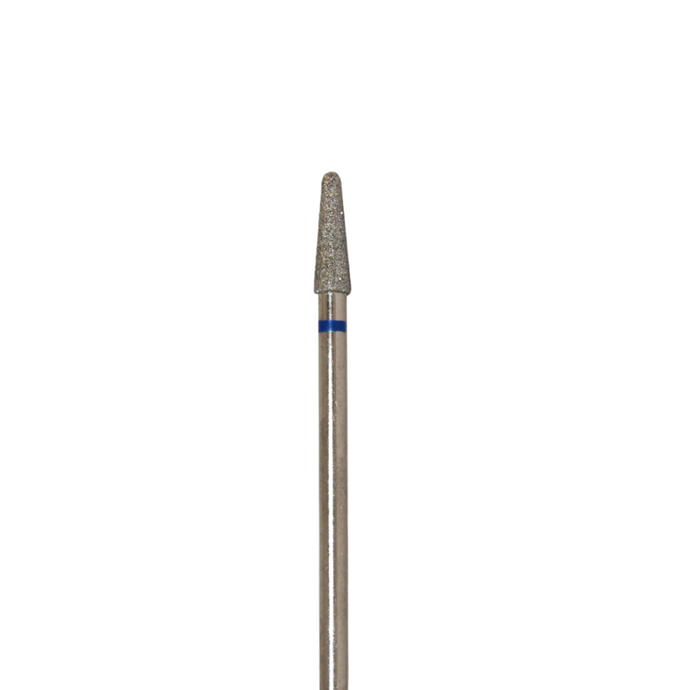 DIAMOND nail bit CONE, round tip (blue) 194