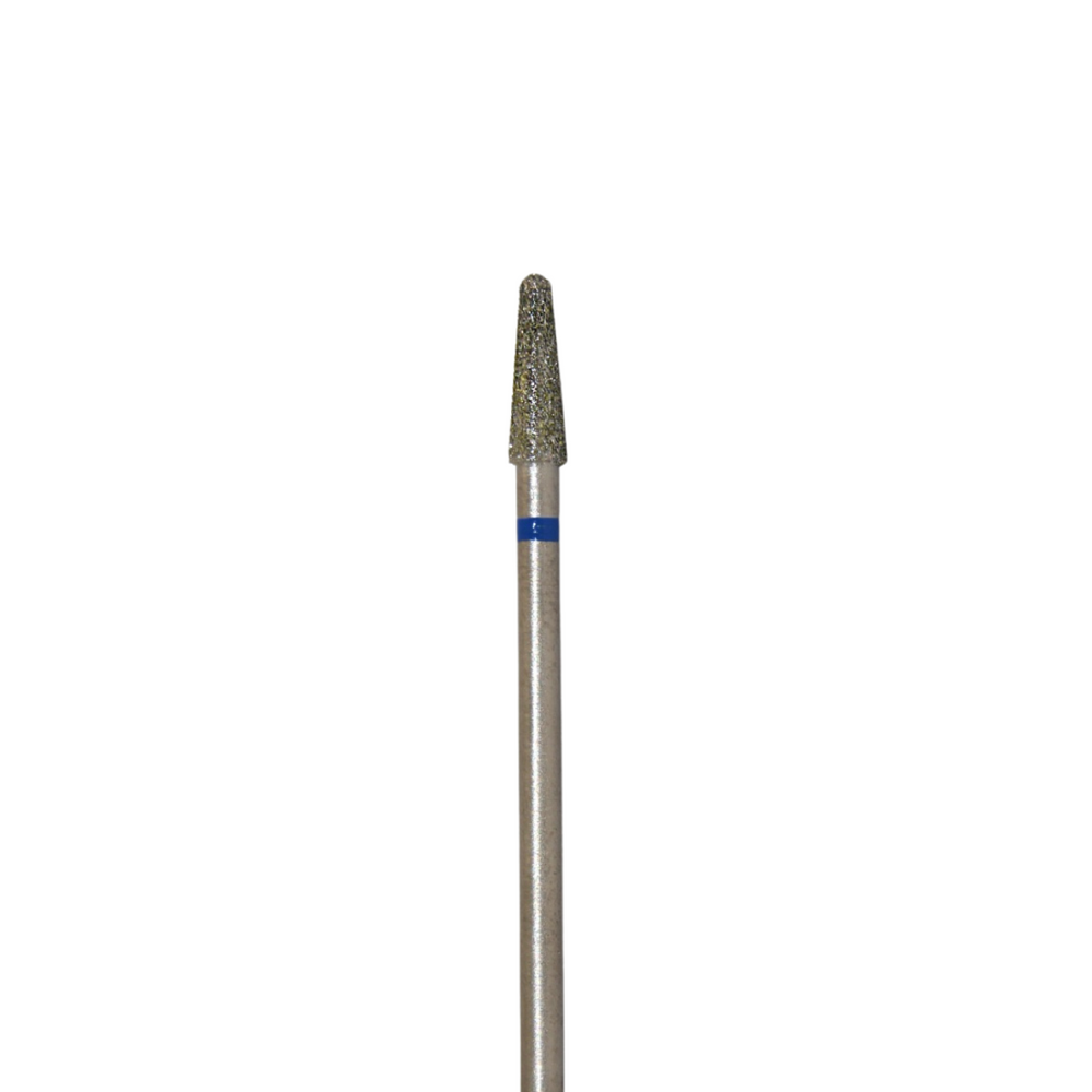 DIAMOND nail bit CONE, round tip (blue) 194