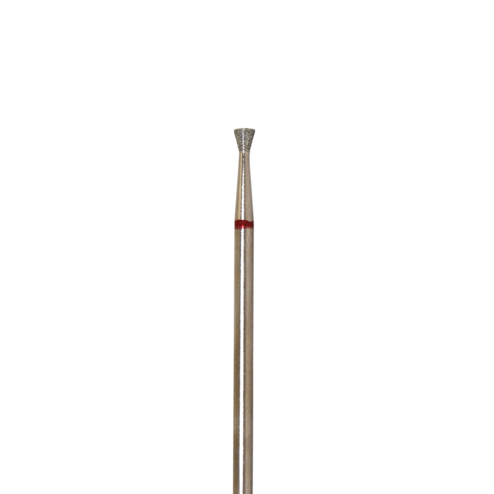 DIAMOND nail bit CONE inverted (red) 010