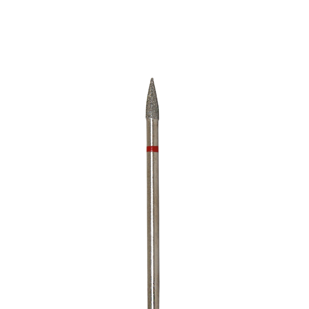 DIAMOND nail bit CYLINDER arrow shaped tip (red) 245