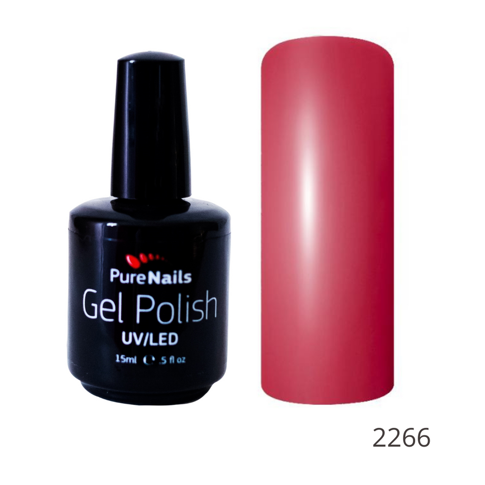 BIS Pure Nails gēla laka 15 ml, 2266 sarkankoks