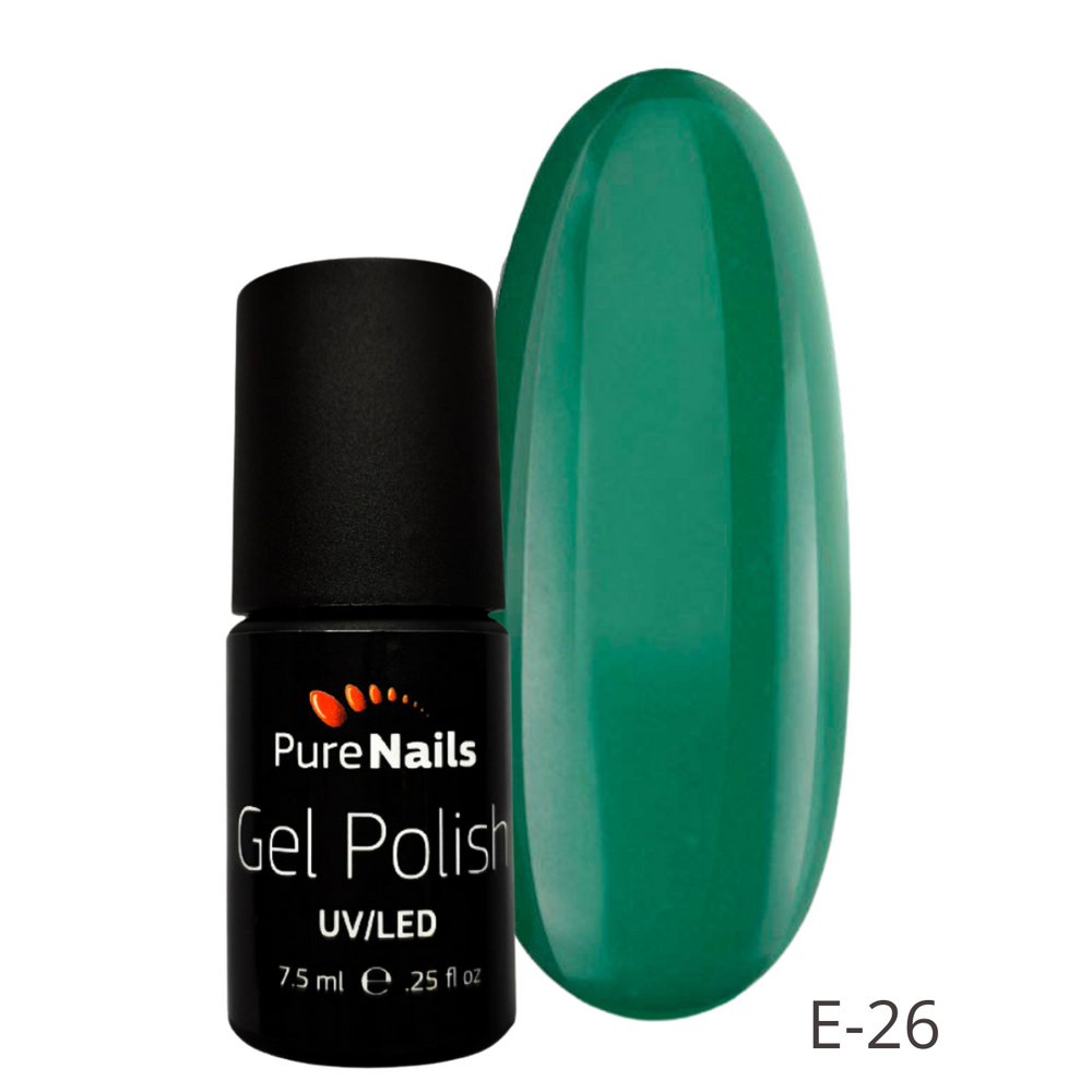 Pure Nails UV/LED gēla laka 7.5 ml, GUCCI ZAĻŠ E26