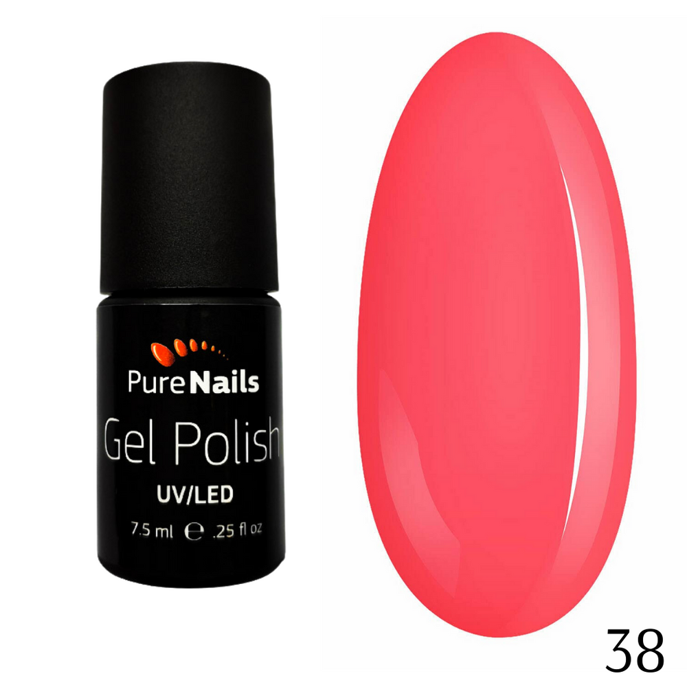 BIS Pure Nails ONE STEP gēla laka 7.5 ml, BRIGHT BERRY 38