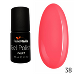 BIS Pure Nails ONE STEP gēla laka 7.5 ml, BRIGHT BERRY 38