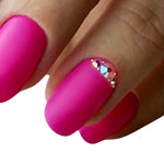 Circle with flat back crystals, 600 pieces