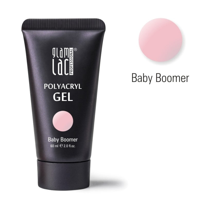 GlamLac Polygel for nail extension and strengthening 60 ml, BABY BOOMER