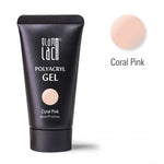 GlamLac Polygel for nail extension and strengthening 60 ml, CORAL PINK