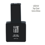 GlamLac UV/LED virsējais lakas laka ar īpašu spīdumu, 15 ml