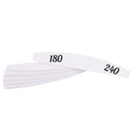 PRO nail file white HALFMOON, 180/240