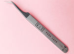 BIS Pure Lash пинцет для 3D+ объёмного наращивания угол 45°, PL105