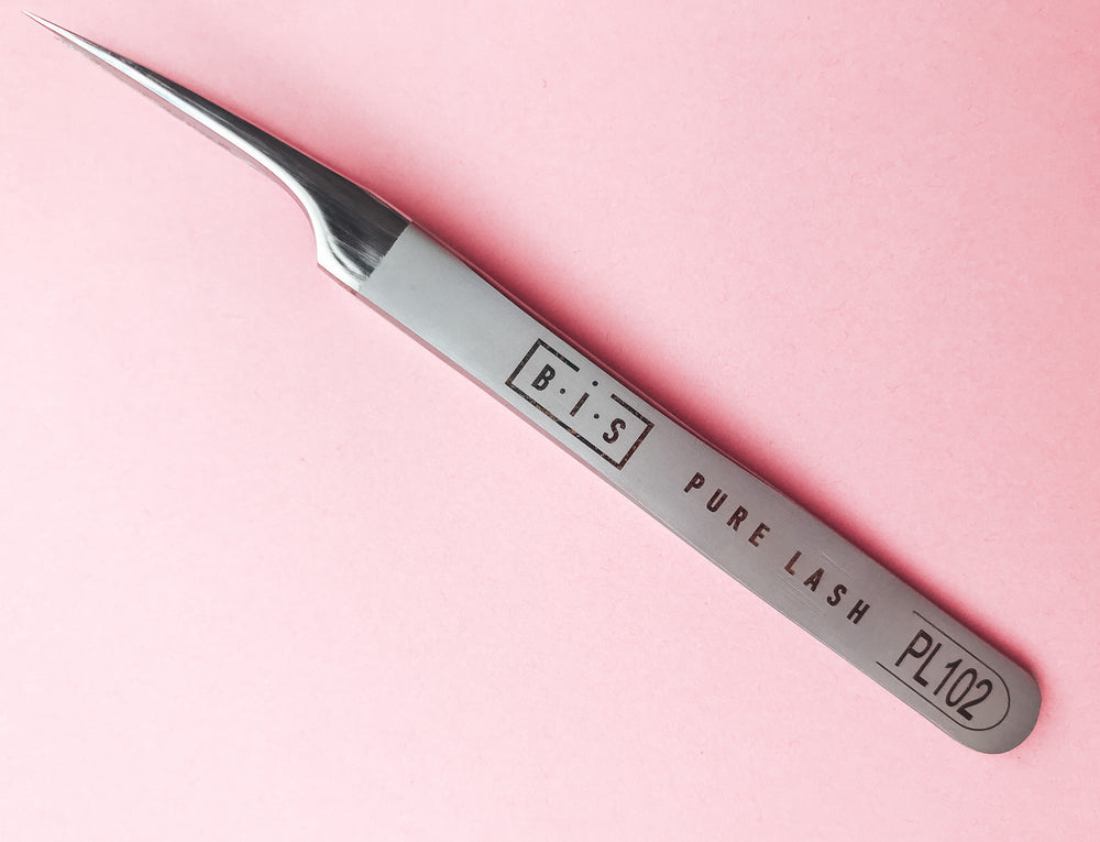 BIS Pure Lash straight Tweezers for eyelash extensions F type, PL102
