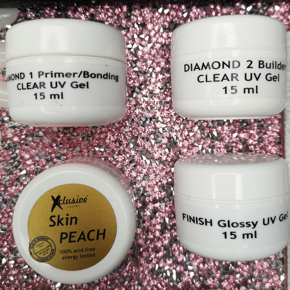BIS Pure Nails UV/LED gel Start Kit with 80W LED lamp, medium