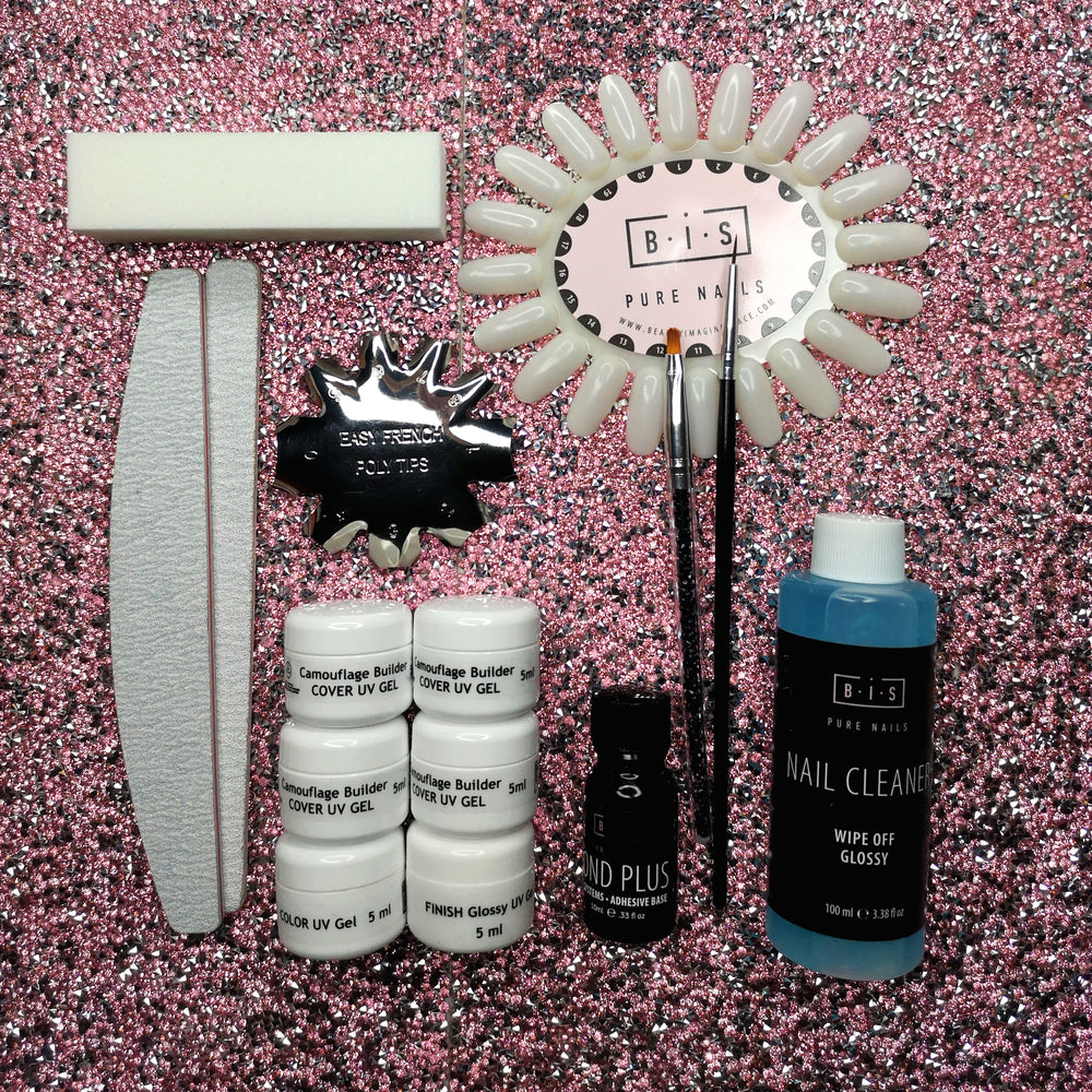 BIS Pure Nails UV/LED gel Start Kit, French manicure