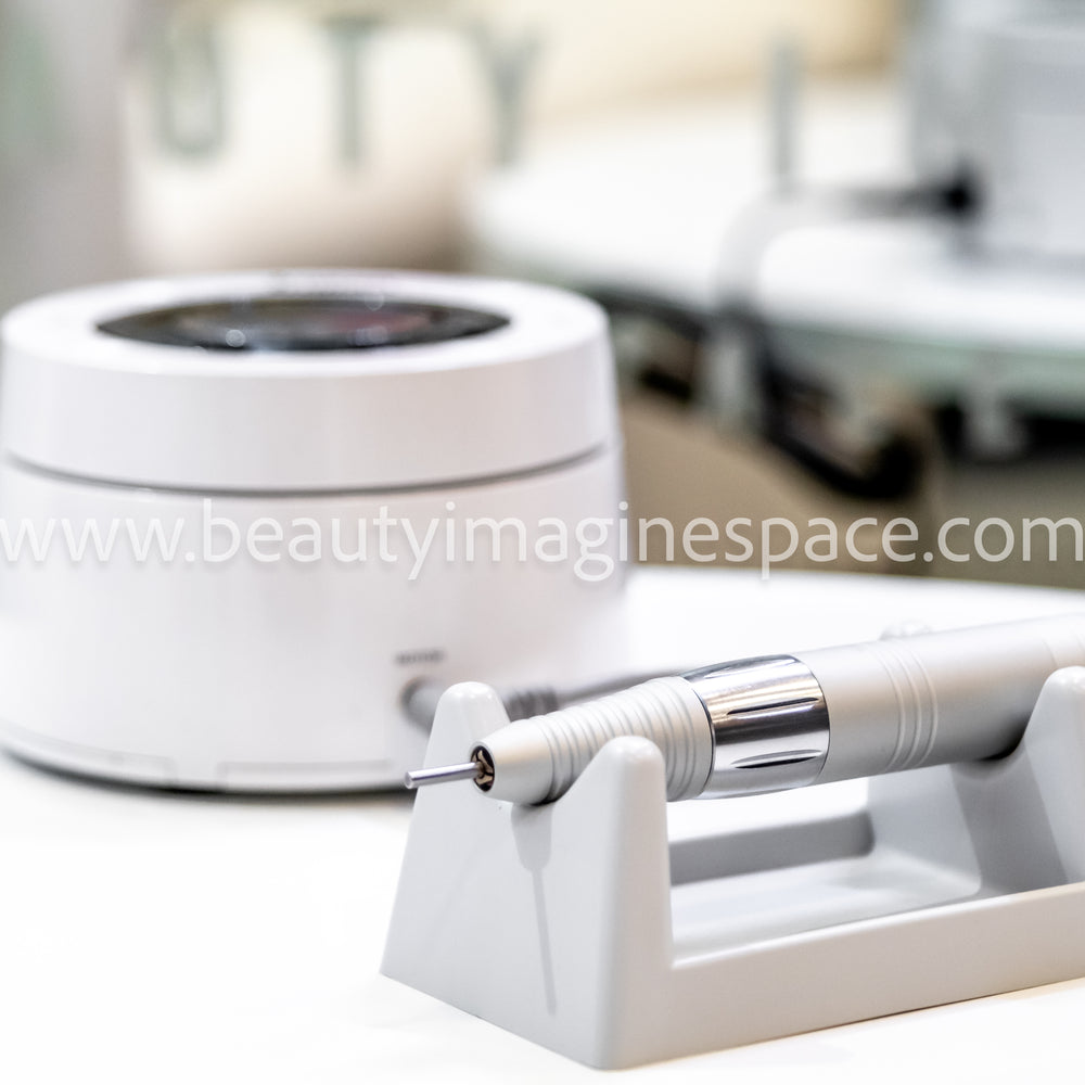 Saeshin Brillian PRO nail file 60W with brush, WHITE