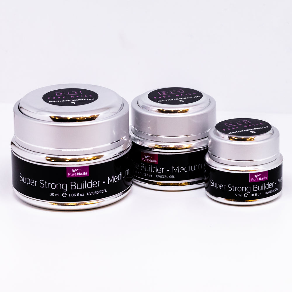 BIS Pure Nails super izturīgs būvējošais gēls-želeja CAURSPĪDĪGS, 5/15/30 ml