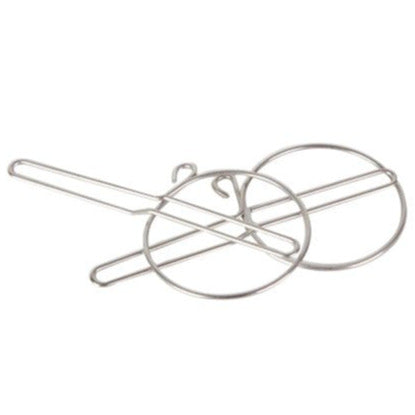Metal holder for hot wax can
