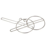 Metal holder for hot wax can