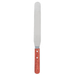 Metal spatula with wooden handle for body waxing, THIN