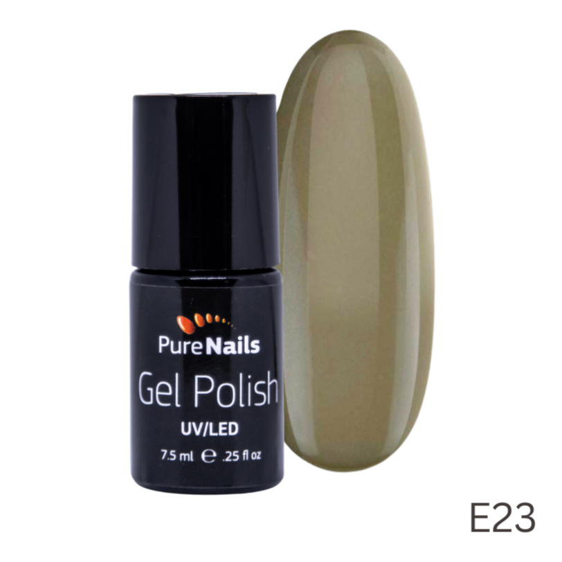 BIS Pure Nails ONE STEP gēla laka 7.5 ml, haki E23