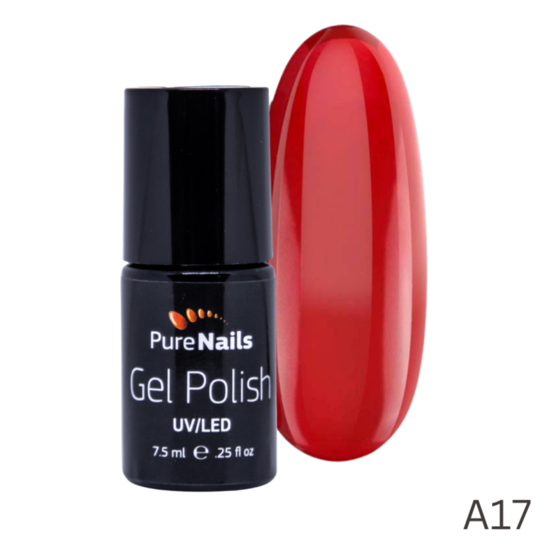 BIS Pure Nails UV/LED gēla laka 7.5 ml, QUEEN OF HEARTS A17