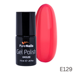 BIS Pure Nails UV/LED gēla laka 7.5 ml, BIKINI PINK E129