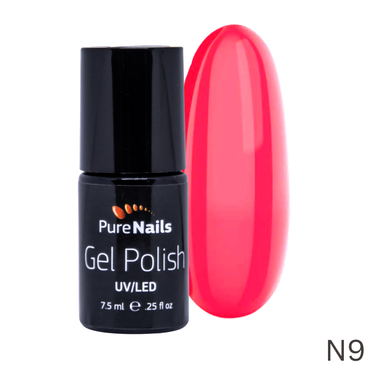 BIS Pure Nails gēla laka 7.5 ml, NEON TEMPTATION N9