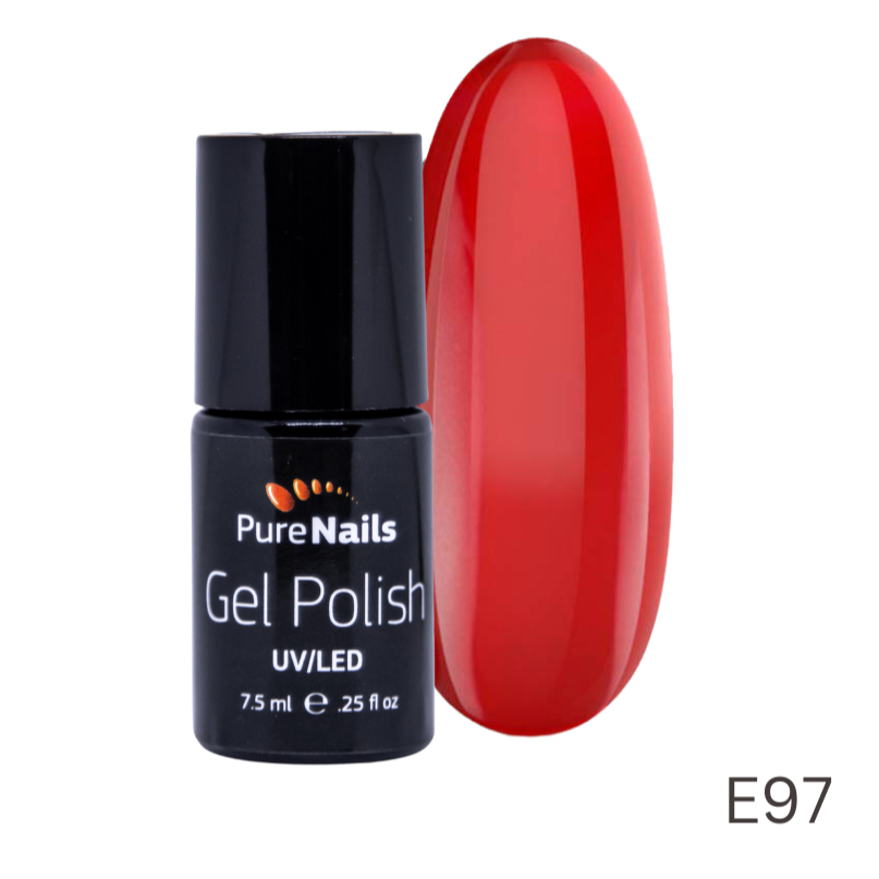 BIS Pure Nails UV/LED gēla laka 7.5 ml, APPLE RED E97