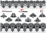 BIS Pure Nails slider nail sticker ultra thin B01-B17, CLASSIC