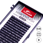 BIS Pure Lash skropstas pieaudzēšanai, viena izmēra 16 līnijas D-0.05