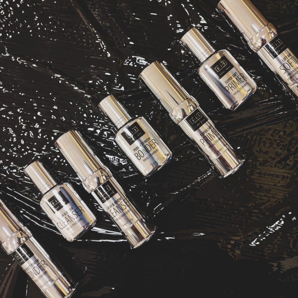 Lash Primer for Extensions Strong Glue Bond & Long Wear. Eyelash extension primer, pre-lash treatment, long-lasting eyelash extensions, glue adhesion enhancer.