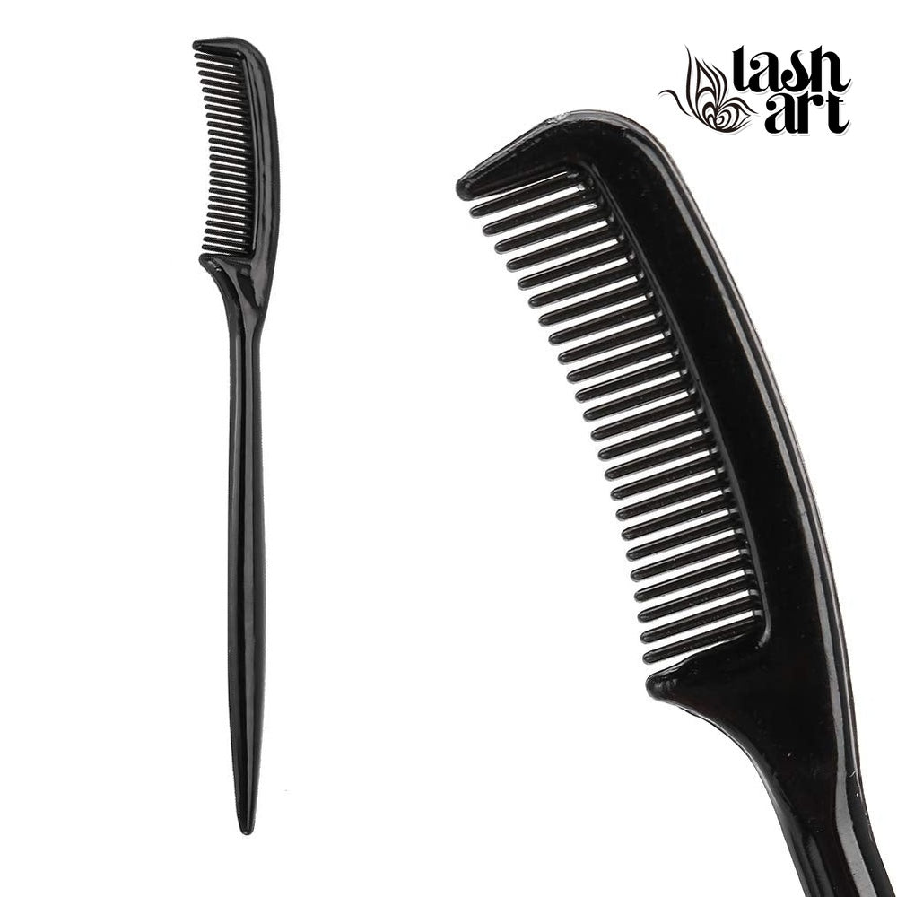 LashArt Lash & Brow plastic comb, BLACK
