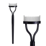 Lash comb with metal teeth, BLACK