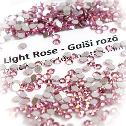 Dimantiņi ar plakanu pamatni, LIGHT ROSE