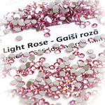 Dimantiņi ar plakanu pamatni, LIGHT ROSE