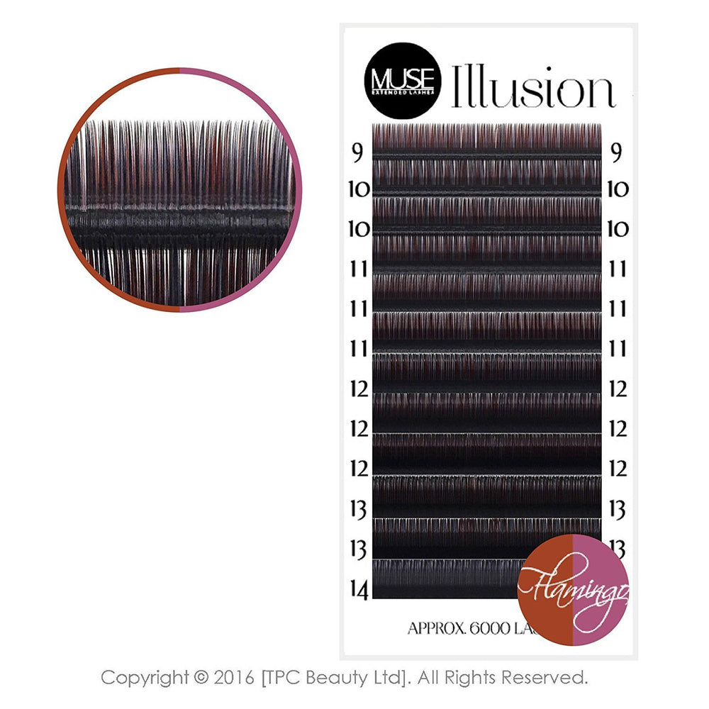 Muse Illusion FLAMINGO skropstas pieaudzēšanai, MIX-0.07-C