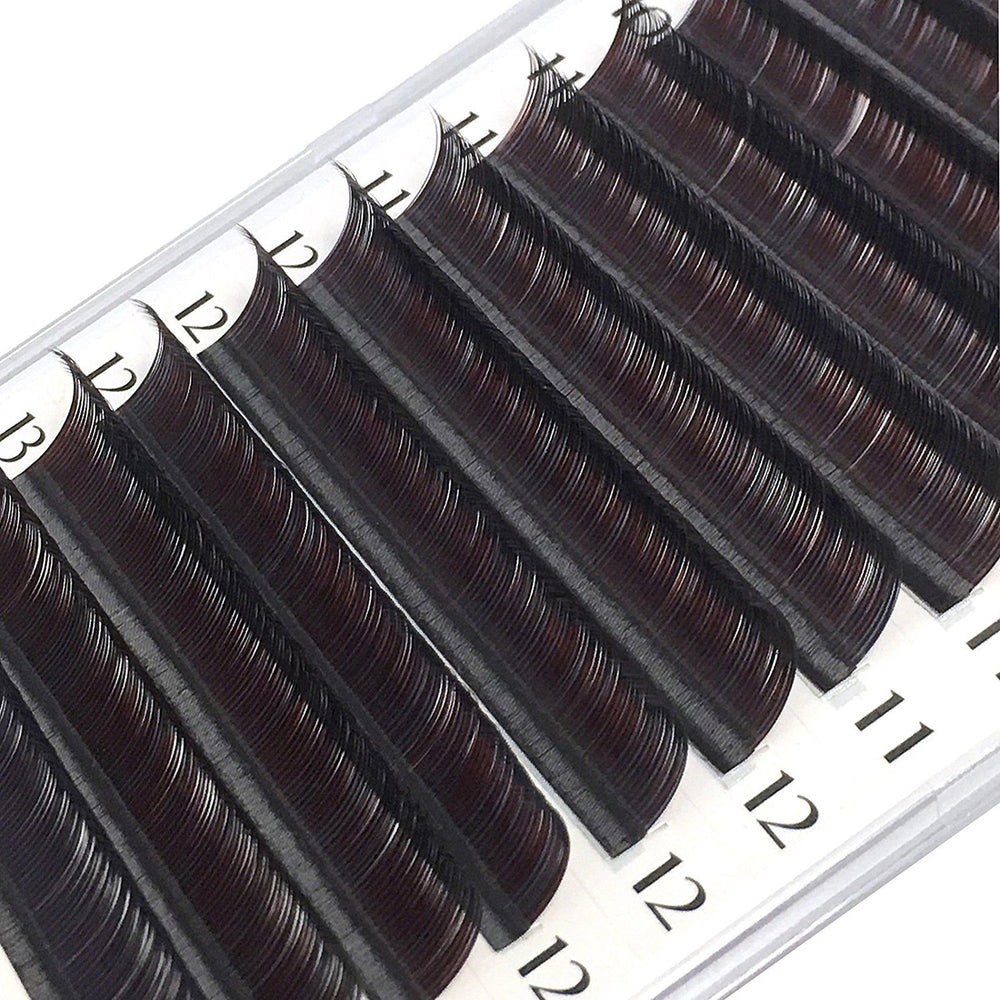 Muse Illusion Color lashes for eyelash extensions MIX-0.07-C, FLAMINGO