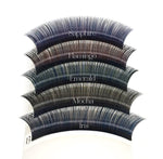 Muse Illusion Color lashes for eyelash extensions MIX-0.07-C, SAPPHIRE