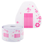Molly Lac nail extension form template stickers BASIC, roll 500 pcs