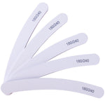 Nail file white BANANA, 180/240