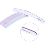 Nail file white BANANA, 180/240