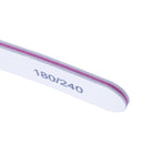 Nail file white BANANA, 180/240
