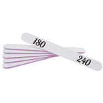 PRO nail file white STRAIGHT, 180/240